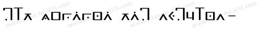 GLT Soninai Tig Regular字体转换